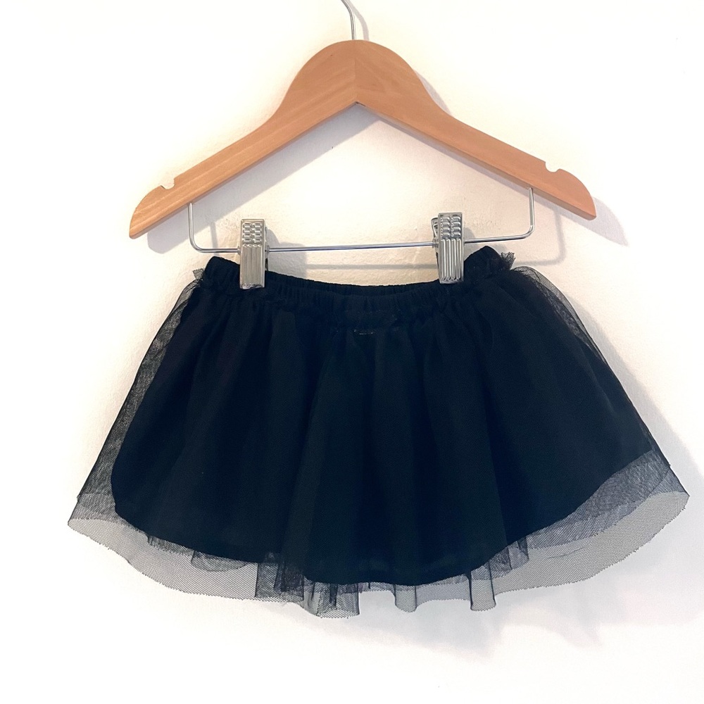 4/$20💥Tulle Tutu Skirt, 2 Layers Tulle Full Lining, Classic Black, Elastic Waist